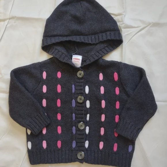 Gymboree Girls SuperStar Hooded Sweater 12-18 months - Picture 2 of 3